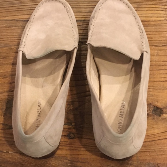 Antonio Melani Tan Leather Suede Flats size 8M - Picture 4 of 4